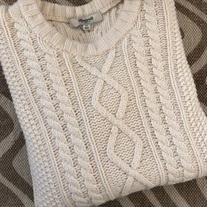Madewell Cable Knit Sweater